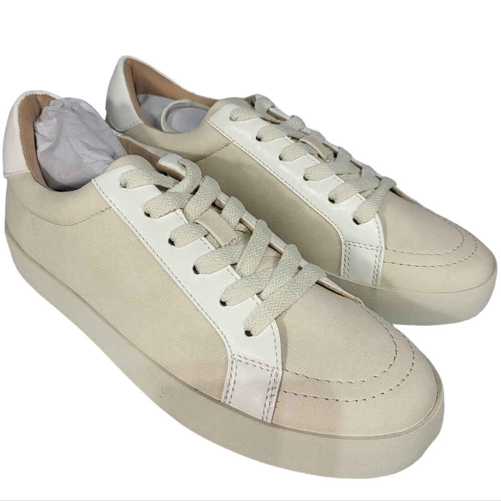 Journee Collection Edell Comfort Foam Sneaker Beige 8.5 - Picture 2 of 4